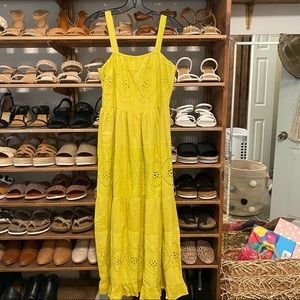 NWT Embroidered Lace Tiered Boutique Maxi Dress